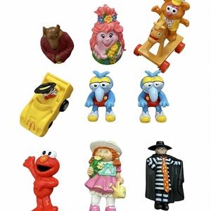 VINTAGE 80s 90s McDonald's Happy Meal Toy Lot (9 Pcs)